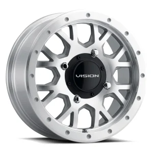 Vision Wheel ATV – GV8 INVADER – Silver – 14″x7″ 38.2mm – Summer Wheels – GV8-147110ACMF55